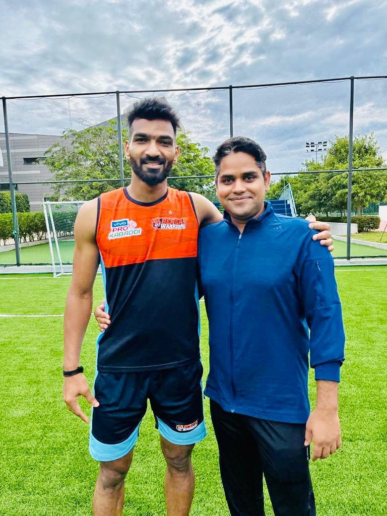 sukesh hegde pro kabaddi player noida top rated physio