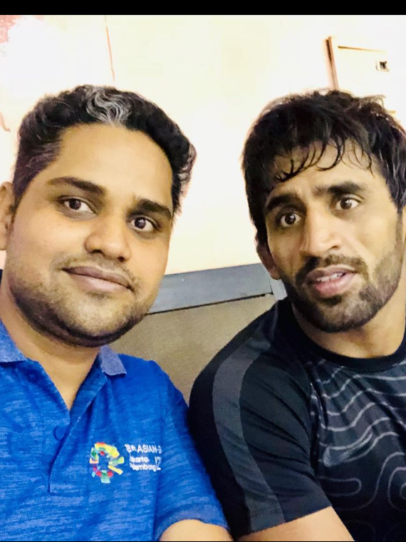 Bajrang Punia Olympics Athlete Noida best phsyio